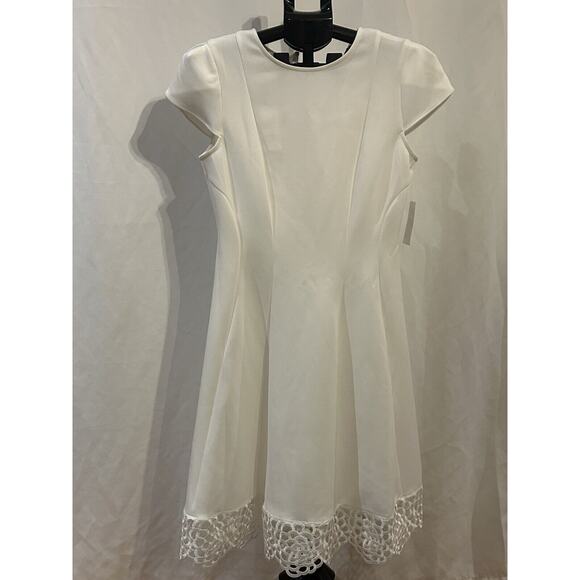 Donna Ricco Women's size 8 White Dress NWT - Picture 1 of 4
